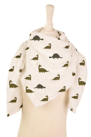 Tuch zum Binden Musselin Süße Dinos