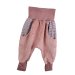 Pumphose mit Taschen Cord altrosa mit Streifen mauve