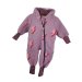 Overall aus Fleece Blitze flieder
