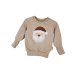 Pullover Weihnachtsmann-Patch sand