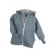 Walkjacke mint meliert mit Schneezauber