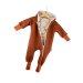 Walkoverall Walk rost mit Fuchsi creme 74/80