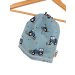 Beanie Traktoren blau 48-50 doppellagig