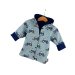 Wendejacke Traktoren blau