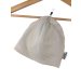Beanie Streifen beige 50-54 doppellagig
