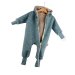 Walkoverall mint meliert mit sand meliert