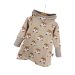 Hoodiekleid Fuchsi sand