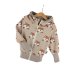 Sweatjacke Fuchsi sand