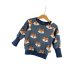 Pullover Fuchsi blau
