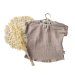 T-Shirt mit Umschlagarmen Musselin beige