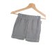 Kurze Shorts Musselin grau