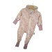 Sweatoverall Blümchen altrosa