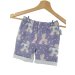 Kurze Shorts Einhörner flieder
