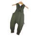 Latzhose Feinstrick khaki
