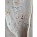 Walkmantel aus Wolfleece sand meliert mit Blümchen sand