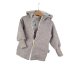 Walkjacke sand meliert mit Bagger creme
