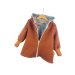 Walkmantel Walk rost mit Fuchsi grau 110/116