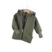 Walkjacke moosgrün meliert mit Traktor khaki