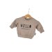 Pullover Hello sand 62/68