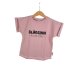 Shirty Blödsinn all Day long-Patch rosa