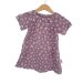 Kurzarmkleid Musselin Leo flieder