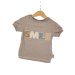 T-Shirt Smile-Patch sand