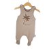 Strampler Palme-Patch sand