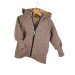 Walkjacke Walk braun meliert mit Herbstzeit 122/128