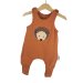 Strampler Igel-Patch rost