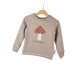 Langarmshirt Glückspilz-Patch sand
