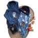Pinguin-Patch blau Outfit
