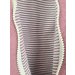 Walkmantel altrosa mit Streifen mauve