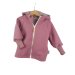 Walkjacke altrosa mit Streifen mauve