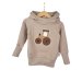 Hoodie Traktor-Patch sand
