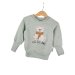 Pullover Eisbär-Patch mint