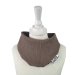 Halstuch Feinripp taupe