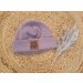Hipster Beanie Feinripp mauve