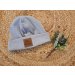 Hipster Beanie Feinripp grau 50-54 LOGO Little Boss