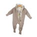 Walkoverall Walk sand meliert mit Zitronen 110/116