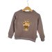 Langarmshirt Giraffenkopf-Patch