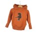 Hoodie T-Rex-Patch khaki/rost