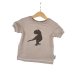 T-Shirt T-Rex-Patch khaki/sand 86/92
