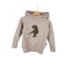 Hoodie T-Rex-Patch khaki/sand 86/92 