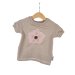 T-Shirt Blumentraum-Patch sand