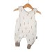 Strampler Feinripp Giraffe