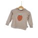 Langarmshirt Erdbeere-Patch sand 74/80