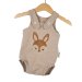 Sommerstrampler Reh-Patch sand
