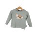 Langarmshirt Schildkröte-Patch mint