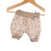 Kurze Hose Musselin Leo creme