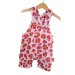 Latzhose kurz Musselin Leo pink 74/80
